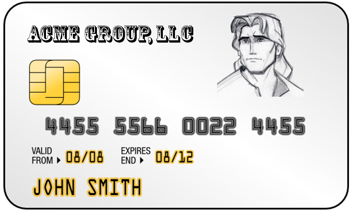 click to enlarge smart card